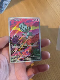 Elgyem 120/086 Illustration Rare Scarlet Violet Black Bolt Pokemon TCG - Image 3