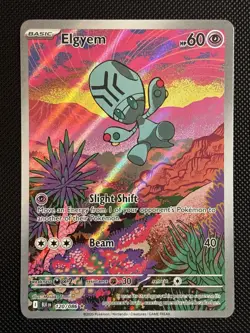 Elgyem 120/086 Pokemon TCG Black Bolt Illustration Rare Card - English - NM/M - Image 4