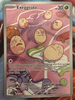 🔥 Pokemon Card TCG - Exeggcute 192/191 Illustration Rare Surging Sparks NM+ 🔥 - Image 1