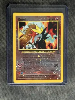 Entei #34 Reverse Holo Black Star Promo Vintage Pokemon TCG Card - Image 1