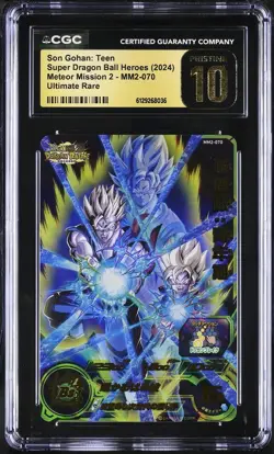 CGC 10 Son Gohan: Teen MM2-070 Super Dragon Ball Heroes Card TCG 036 - Image 1