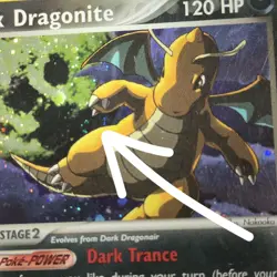 HAND WHOLE SWIRL 🌀💫 Dark Dragonite 15/109 Holo Rare Nintendo Pokemon Card - Image 1