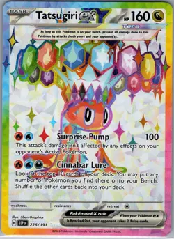 Tatsugiri ex 226/191 SV08: Surging Sparks - Pokemon Card - NM - Image 1