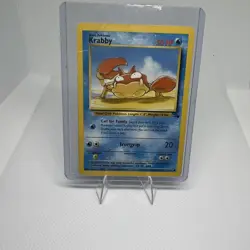 POKEMON CARD KRABBY 51/62 Good Condition- Base Set 1999 Pokemon Card - Image 1