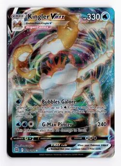 Kingler VMAX 029/172 Ultra Rare - Pokemon Card Brilliant Stars - Near Mint - Image 1