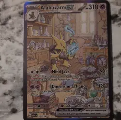 Alakazam EX Pokemon TCG Holo Card 201/165 Sv: Scarlet & Violet 151 Stage 2 310 … - Image 1
