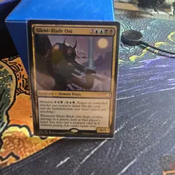 Silent-Blade Oni - Commander 2018 - Rare Blue Black Creature - Wizards MTG - Image 1