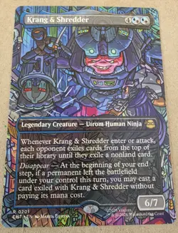 Krang & Shredder - Regular (Borderless) Teenage Mutant Ninja Turtles - Mtg - Image 1