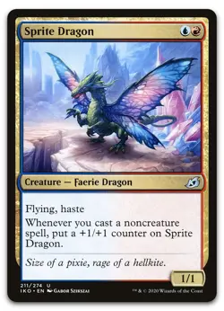 Sprite Dragon #211 (NM) Ikoria IKO Magic MTG - Image 1