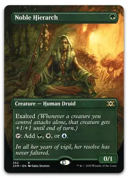 Noble Hierarch (Borderless) #352 (NM) Double Masters 2XM Magic MTG - Image 1
