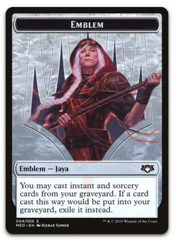 Emblem - Jaya Ballard #4 (NM) Mythic Edition Ravnica Allegiance MED2 Magic MTG - Image 1