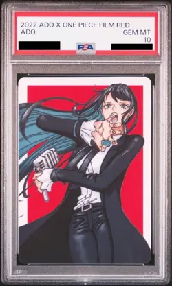 PSA10 One Piece Card Ado Uta's Song Movie Promo Japanese Limited Bonus - Image 1