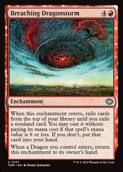 Breaching Dragonstorm Foil (101) Tarkir: Dragonstorm TDM MTG Magic - Image 1