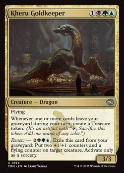 Kheru Goldkeeper (199) Tarkir: Dragonstorm TDM MTG Magic - Image 1