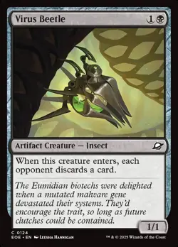Virus Beetle Foil (124) Edge of Eternities EOE MTG Magic - Image 1