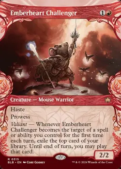 Emberheart Challenger (315) Showcase Bloomburrow BLB MTG Magic - Image 1