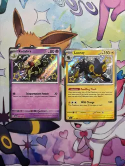 Pokemon Sv: Paldean Fates Shiny 2 Card Lot NM - Image 1