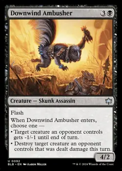 Downwind Ambusher Foil (092) Bloomburrow BLB MTG Magic - Image 1