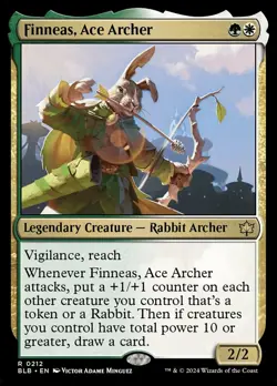 Finneas, Ace Archer Foil (212) Bloomburrow BLB MTG Magic - Image 1