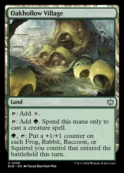 Oakhollow Village Foil (258) Bloomburrow BLB MTG Magic - Image 1