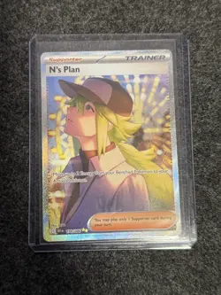 N's Plan 170/086 Sv: Black Bolt Holo Pokemon TCG CARD NM - Image 3