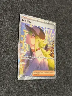 N's Plan 170/086 Sv: Black Bolt Holo Pokemon TCG CARD NM - Image 4