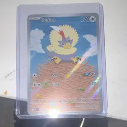 Pokemon Rufflet Sv: Black Bolt 154/086 Illustration Rare Basic 70HP Holo Card - Image 1