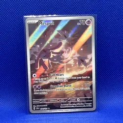 Pokemon Mesprit 204/191 Sv08 Surging Sparks Illustration Rare Holo 70 HP - Image 1
