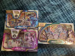 Pokemon Dialga, Palkia, & Arceus Vstar Premium Collection Boxes Lot Of 3 820650871269 - Image 1