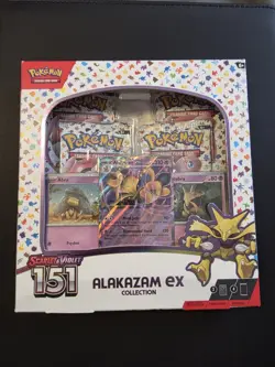 Pokemon Scarlet & Violet 151 Alakazam EX Collection Box English Version - Image 1