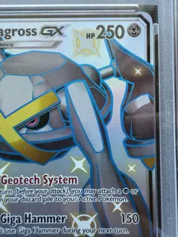 Pokemon Hidden Fates Shiny Promo Metagross GX 157a/145 Alt Art PSA 9 - Image 4