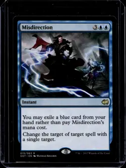 Misdirection [Duel Decks: Merfolk vs. Goblins] Magic MTG LP - Image 1