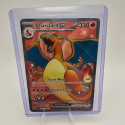 Charizard ex 183/165 Ultra Rare SV: Scarlet & Violet 151 NM Pokemon - Image 3