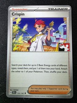Crispin 133/142 Play! Pokemon Prize Pack 6 Stellar Crown Regular Trainer - Image 1