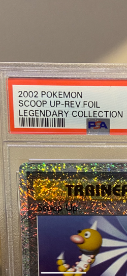 2002 Pokemon Legendary collection Reverse holo Scoop up PSA 8 - Image 2