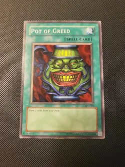 Pot of Greed - SYE-040 - Common - Unlimited Edition PL/MP Yugioh Starter Deck Ca - Image 1