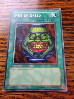 MP Pot of Greed LOB-119 The Legend of Blue Eyes White Dragon Unlimited - Image 1