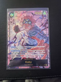 Koby (Alt Art) OP11-119 SEC Fist of Divine Speed ONE PIECE Card Game English NM - Image 1