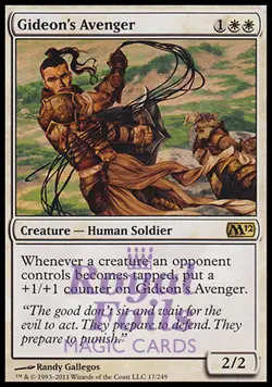 Gideon's Avenger 1x FOIL MTG M12 Magic 2012 Core Set Rare MINT white - Image 1