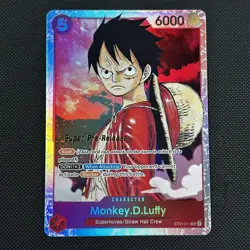 Monkey D. Luffy - ST01-012 - Super Pre-Release - One Piece - Lightly Played - Image 1