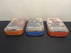 One Piece Tin Set Of 3 Vol 2 OP13 Sabo Ace Luffy English New Factory Sealed 🔥 - Image 3