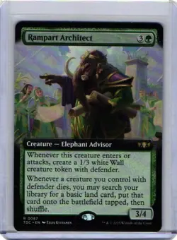 MTG Rampart Architect (87/478) Tarkir Dragonstorm Commander - Image 1