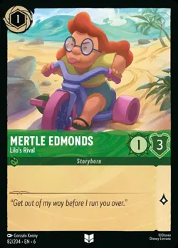 Mertle Edmonds - Lilo's Rival Foil (082) Azurite Sea Disney Lorcana - Image 1