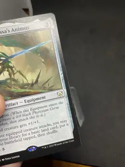 MTG - Bitterthorn, Nissa's Animus (0045) - March of the Machine LP - Image 3
