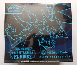 x1 Sealed Mega Evolution Phantasmal Flames Pokemon Center Elite Trainer Box ETB - Image 1