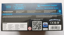 x1 Sealed Mega Evolution Phantasmal Flames Pokemon Center Elite Trainer Box ETB - Image 3
