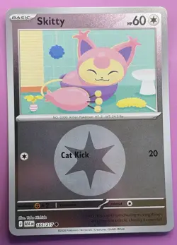 Skitty (Energy Symbol Pattern) 165/217 Ascended Heroes Reverse Holo Pokemon Card - Image 1