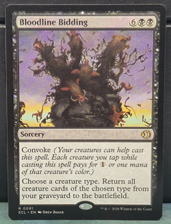 Bloodline Bidding R 0091 Rare Lorwyn Eclipsed Near Mint Card Game MTG TCG Magic - Image 1