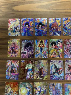 Dragon Ball Super Heroes Japanese Shiny Card Lot of 55 No Repeats Flaws - Image 2