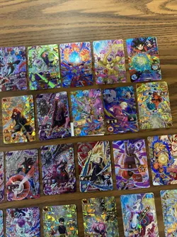 Dragon Ball Super Heroes Japanese Shiny Card Lot of 55 No Repeats Flaws - Image 5